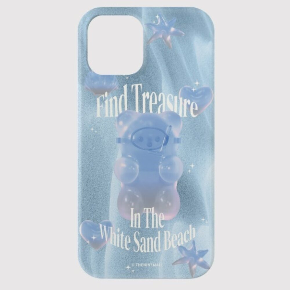 THENINEMALL “Find Treasure” Gummy Bear Hardshell Case Blue - iPhone 12